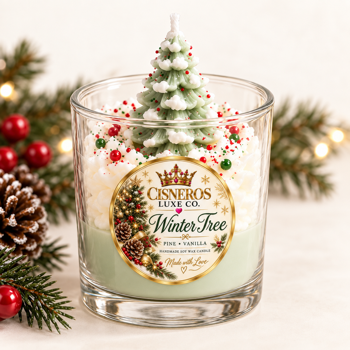 Winter Tree Luxury Candle